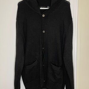 Claiborne Black Cardigan Sweater Men’s